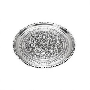 Platos de presentación con diseño en relieve, de la mejor calidad, de aluminio, para uso en restaurantes y hoteles. - Product Image 1