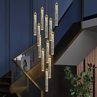 Lustre LED moderne de style table en spirale rotative dorée, idéal pour restaurant, hôtel, loft, appartement, villa, salon