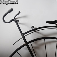 Décoration murale rustique en métal en forme de vélo ancien, faite à la main, cadeau d'anniversaire pour chambre à coucher