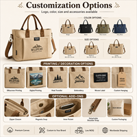 Sac fourre-tout en toile de coton personnalisé avec logo d'usine, 12 oz, robuste, écologique, réutilisable, grande capacité, promotionnel, vente en gros