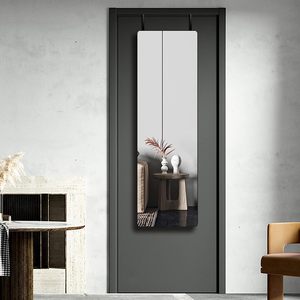 Espejo de puerta de 47 x 14 pulgadas con marco negro para uso interior con diseño moderno - Product Image 2