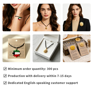 <span class=keywords><strong>Collier</strong></span> Pendentif Fleur Jaune Al Arfaj Koweït, Bijou Personnalisé en Rhanterium Epapposum, Accessoire de Bijouterie Ancienne Fabrication, Source Directe Usine - Product Image 6