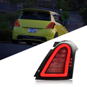 Conjunto de Luces Traseras LED para <span class=keywords><strong>Suzuki</strong></span> <span class=keywords><strong>Swift</strong></span> 2005-2016, Luz de Freno LED Modificada, Luz de Giro, Luz Trasera - Product Image 1