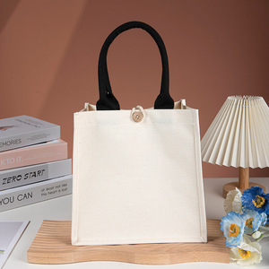 Bolsa de Lona Tridimensional Personalizada KOYA, Bolsa de Hombro de Algodón en Blanco Lista para Usar, para Compras, Logotipo Personalizado al por Mayor - Product Image 3