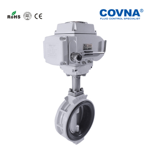 COVNA Vanne papillon motorisée en fonte et acier inoxydable 24V/220V - Product Image 3