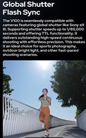 Godox V100C V100 C V100-C Versi USA Flash Kamera Kepala Bulat untuk Kamera Canon Flash Speedlite Speedlight