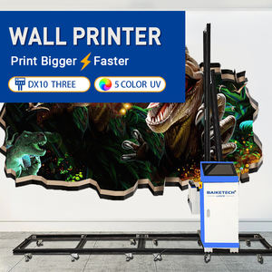 TH-UP600 pabrik penjualan langsung 3D UV dinding vertikal dekorasi inkjet printer 12m ukuran besar gambar lukisan mesin - Product Image 5