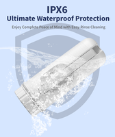 Mini pulvérisateur de bidet électrique portable pliable en ABS, rechargeable, étanche IPX6, écologique, pour l'hygiène des toilettes en voyage en extérieur