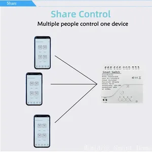 Tuya thông minh 4G LTE tiếp sức với RF 433Mhz thông minh GSM chuyển đổi ứng dụng điều khiển không dây làm việc với Alexa Alice Google trợ lý - Product Image 5