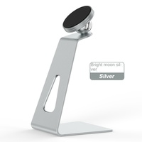 Support de téléphone portable pour diffusion en direct, support magnétique pour téléphone, rotation à 360 degrés, flexible, portable, en alliage d'aluminium, béquille de bureau