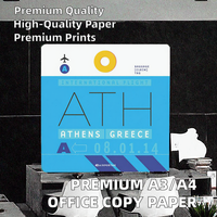 Papel de Copia de Oficina Premium de 1 a 500 Hojas, 70 g/m², 75 g/m², 80 g/m², Tamaño Carta A4, Embalaje Seguro, Papel Blanco para Impresión