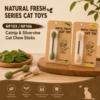 OEM Toptan Doğal Kedi Nanesi ve Gümüş Asma Kedi Çiğneme Çubukları, Kedilerin Kaygısını Azaltmak İçin