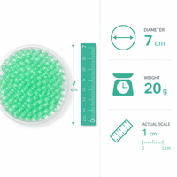 Couleurs personnalisées, classe premium, réutilisable, 7 cm, petit pack de glace en gel PVC souple, thérapie chaude/froide pour les gonflements post-chirurgicaux, les blessures et la douleur