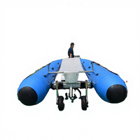 Bateau de pêche gonflable de 3.3m, avec moteur, pour tirer les blessures de l'eau dans les Situations de sauvetage