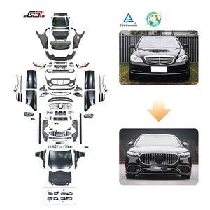GBT ad alta restaurazione <span class=keywords><strong>W221</strong></span> a W223 S63 Kit di conversione parafango per 2008 2012 <span class=keywords><strong>Mercedes</strong></span> <span class=keywords><strong>Benz</strong></span> classe <span class=keywords><strong>S</strong></span> <span class=keywords><strong>W221</strong></span> Kit carrozzeria - Product Image 1