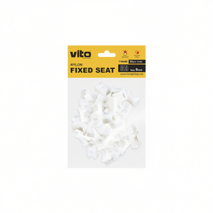 Support de fixation pour câble Vito en nylon, 9 mm, blanc, lot de 50 - Product Image 1