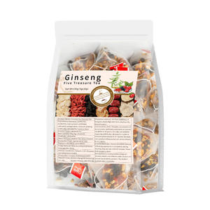 Usine directe Ginseng Five Treasure <span class=keywords><strong>Tea</strong></span> raw OEM pour les ventes transfrontalières emballées dans une boîte et un sac - Product Image 1