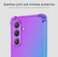 Coques de téléphone portable anti-chute pour Samsung A26 A56 Gradient A06 5G A05S - Housse de protection design professionnel en TPU