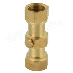 วาล์วกันกลับแบบสวิงคู่ คุณภาพสูง DN15 ผลิตจากทองเหลือง - Product Image 2