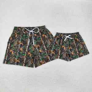 Abbigliamento Coordinato per Famiglia, Costume da Bagno Mimetico per Caccia al Cervo, Pantaloncini per <span class=keywords><strong>Papà</strong></span> e Bambino - Product Image 3