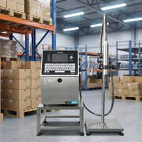 Nueva Impresora de Etiquetas de Inyección de Tinta Digital de Alta Capacidad de Producción, de 1 a 5 Líneas, para Caracteres Pequeños, para Envasado de Alimentos, Bolsas de Plástico y Cartón