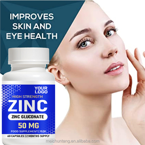 OEM/ODM zinco gluconato capsule vegetariane integratore minerale essenziale Non GMO senza glutine supporto immunitario per adulti - Product Image 3