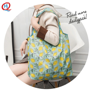 Túi mua sắm tái sử dụng túi Tote hàng tạp hóa có thể gập lại vào túi kèm theo, Túi Quà Tặng tái sử dụng không thấm nước Ripstop, có thể giặt, bền - Product Image 6