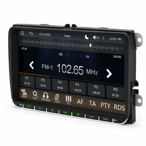 Autoradio 9 pouces pour VW <span class=keywords><strong>Golf</strong></span> Passat Tiguan Skoda Seat 2003-2016, CarPlay sans fil, Android Auto, bouton 7 couleurs, FM AM RDS, unité principale - Product Image 1