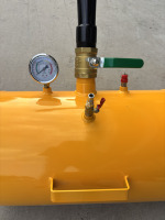 Pneumatique de haute pression pour dégonflage de pneus en métal robuste, réservoir de 10 gallons, avec manomètre numérique pour voiture et camion