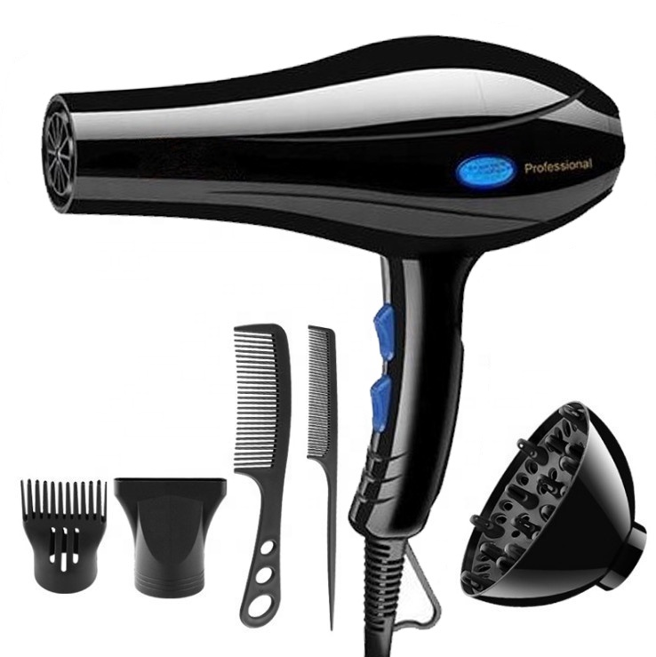 Профессиональный фен на заказ, одноступенчатый салонный фен для отеля, путешествий, дома, с крючком