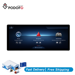 Radio para Auto Podofo Qualcomm de 10.25'' con Android, Estéreo para Auto 4G, Carplay Inalámbrico, Android Auto, 8 Núcleos, 6+128G para Benz W205/GLC 2016-2018 - Product Image 1
