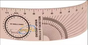 Longtai ไปป์เฉพาะเส้นรอบวงวัดไม้บรรทัดของแท้เครื่องมือที่จดสิทธิบัตร - Product Image 5