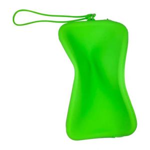 Pochette cosmétique en silicone à motif bonbon, avec logo personnalisé, imperméable, durable, avec fermeture éclair, pour voyage - Product Image 5