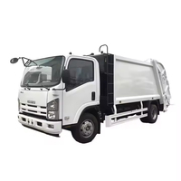 Camion compacteur d'occasion pour l'exportation en Arabie Saoudite, camion à ordures, camion de collecte des déchets, chargeur arrière, diesel, 4x2, Euro 3 4 5 6