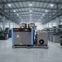 Compresseur à aimant permanent haute fréquence haute pression HuiTong XinDa 5 1, 30-75HP/22-55kW, moteur sans huile, réservoir d'air de 1200L