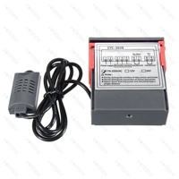Harga Pabrik STC-3028 Pengontrol Suhu Kelembaban Termostat Sensor 1M Plastik OEM Dapat Disesuaikan Layar LCD Akurasi Tinggi