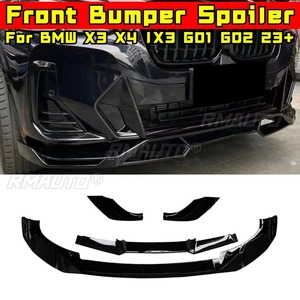 ลิ้นกันชนหน้ารถยนต์ สีดำเงา สำหรับตกแต่ง BMW X3 X4 IX3 G01 G02 G08 2023+ อุปกรณ์ตกแต่งรถยนต์ - Product Image 2