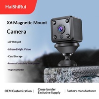 Caméra X6 de surveillance à distance pour la sécurité domestique, 1080P HD sans fil Wi-Fi, vision nocturne, enregistrement photo et vidéo