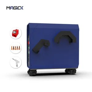 Mini máquina de soldadura por láser de mano máxima portátil refrigerada por aire de 1500W para metal de acero inoxidable