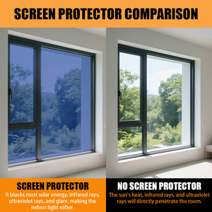 Película Arquitectónica para Ventanas de Visión Unidireccional de PTFE Gris Plateado, Protección Solar y Privacidad, para Cristales - Product Image 5