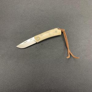 K890 Blade Mini cuchillo de bolsillo Mammoth Ice <span class=keywords><strong>Fang</strong></span> Handle Acero inoxidable Mini cuchillo de bolsillo plegable para cortador de caja Camping Uso diario - Product Image 1