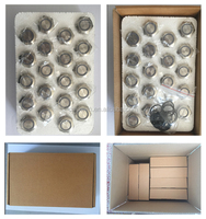 ELEWIND 25MM Circle Illuminated IP68 Metal LED Touch Switch with 500mA Capacity (TS25D10BYSSRG12V)