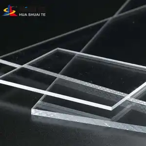 HUASHUAITE trasparente ad alta trasparenza 4 "x 8" 2.5mm 4mm 25mm 80mm di spessore trasparente PMMA acrilico foglio di plastica