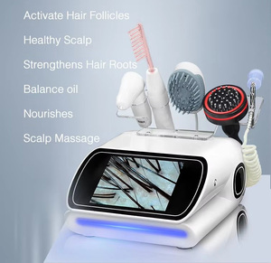 HD 3D Portable Scalp Scanner Hair Follicle Analyzer Skin Detector Eyes Nose Body Diagnosis <b>Machine</b> for Salon Spa Care - Product Image 6