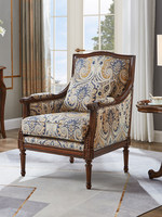 Fauteuil lounge en bois massif, fauteuil rembourré pour salon, fauteuil inclinable minimaliste vintage pour chambre à coucher, chaise de visiteur de bureau