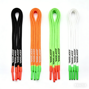<span class=keywords><strong>Lacets</strong></span> personnalisés en gros avec <span class=keywords><strong>embouts</strong></span> en silicone, <span class=keywords><strong>lacets</strong></span> ovales en polyester en vrac pour baskets - Product Image 5