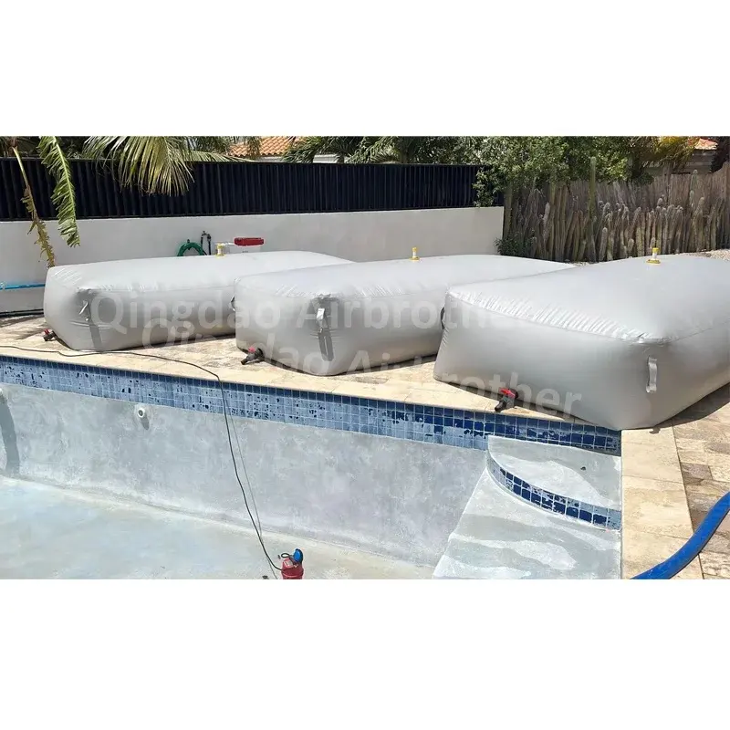 Fabbrica a buon mercato rettangolare forma quadrata automatica 5000 L flessibile in PVC Soft Pool serbatoio dell'acqua pieghevole