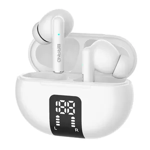 TWS Bluetooth Tai Nghe Điều Khiển Cảm Ứng Gương LED Pin Hiển Thị Đúng Tai Nghe Không Dây HD Stereo Mini Earbuds Tai Nghe