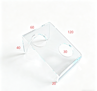 Support de présentation en acrylique pour coupes, support transparent pour petits produits cylindriques pour adultes