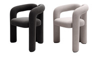 Fauteuil d'appoint moderne avec accoudoirs intégrés en velours doux pour salon, maison, café